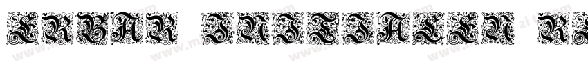 Erbar Initialen Regular字体转换